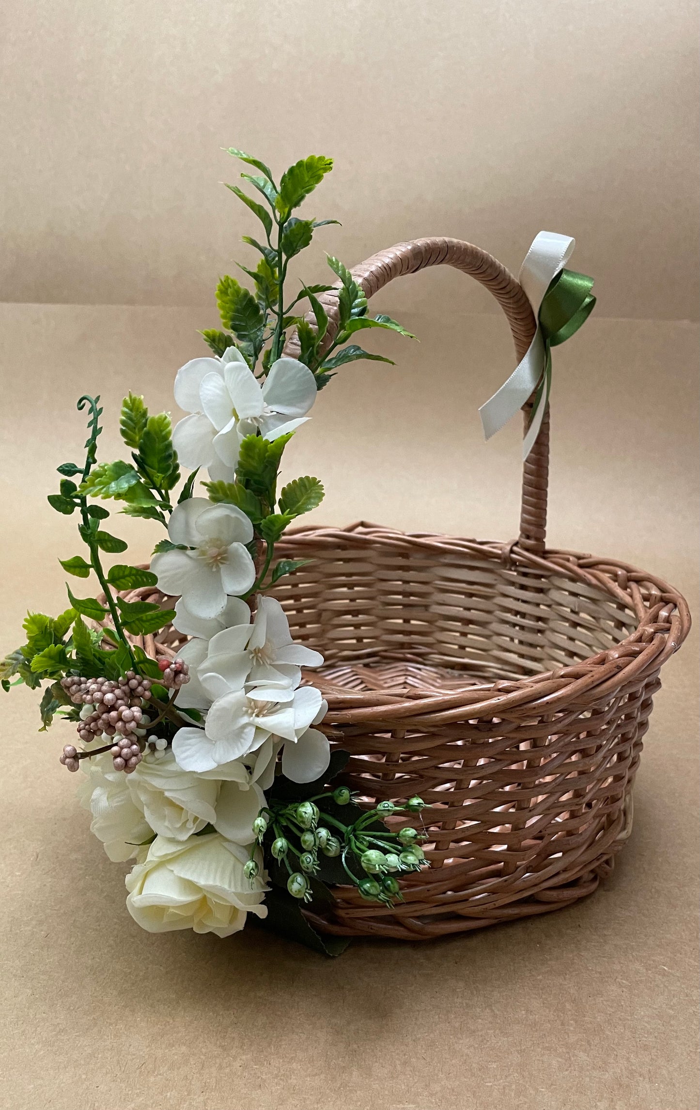 Bali Bloom Woven Basket