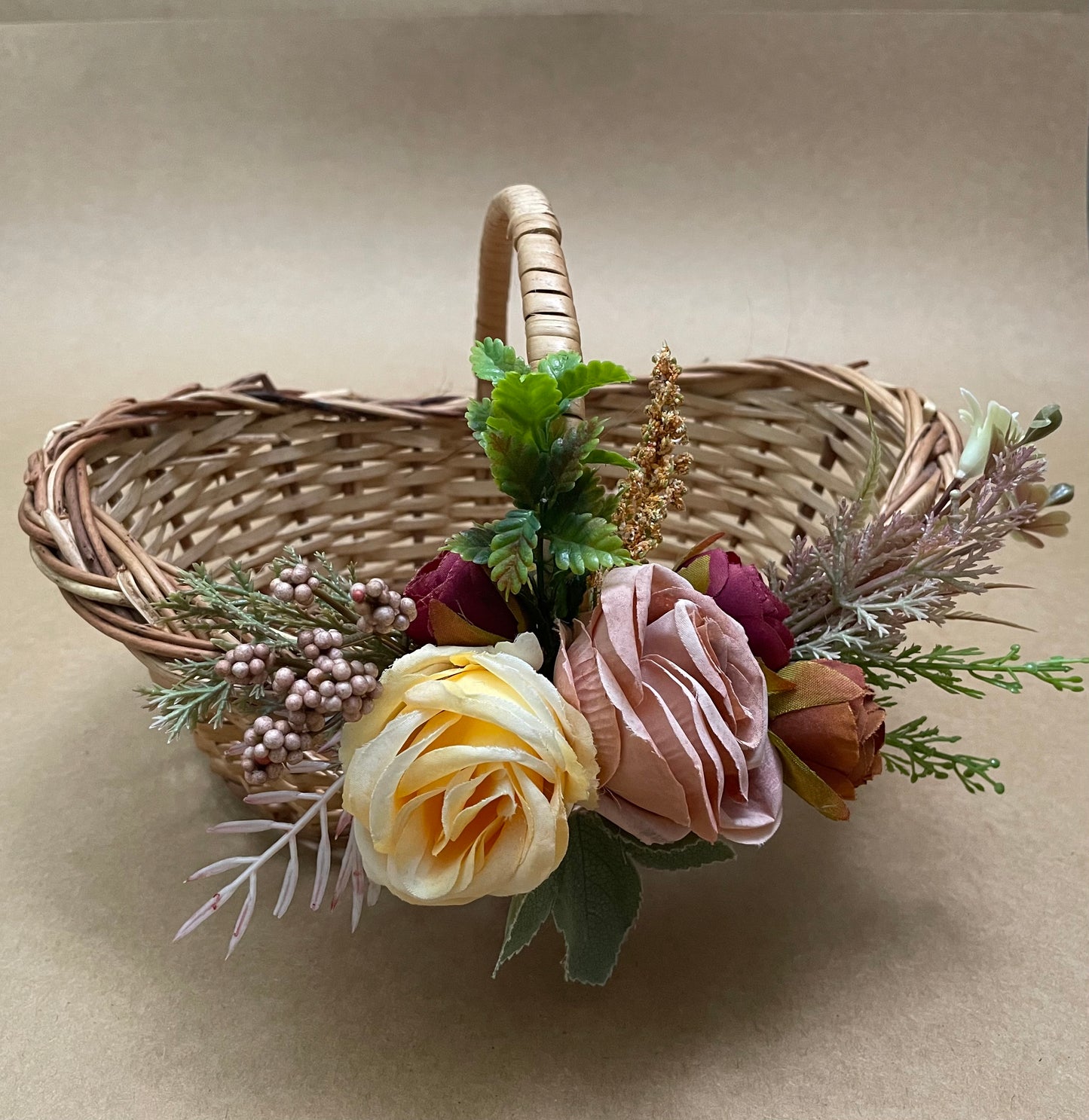 Harvest Bloom Decorative Basket