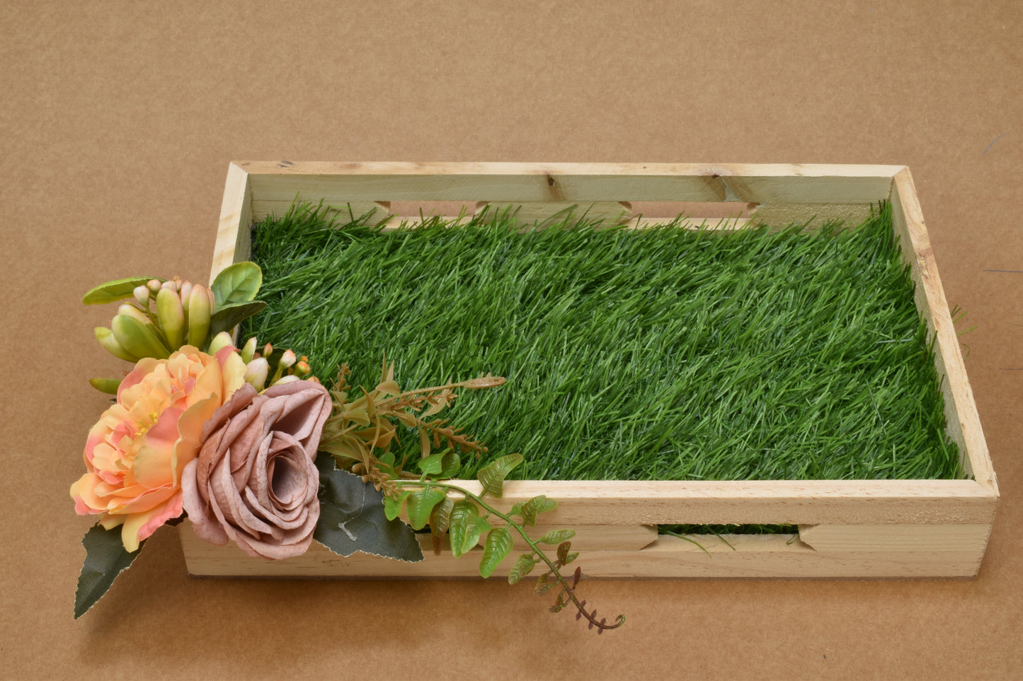 Apricot & Rose Tray
