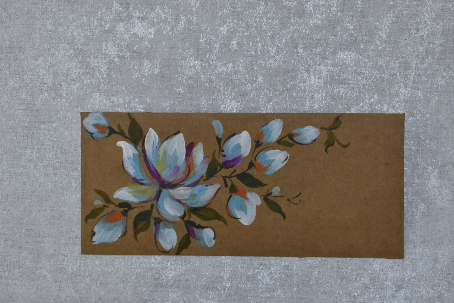 Kraft Paper Magnolia Bloom Envelope