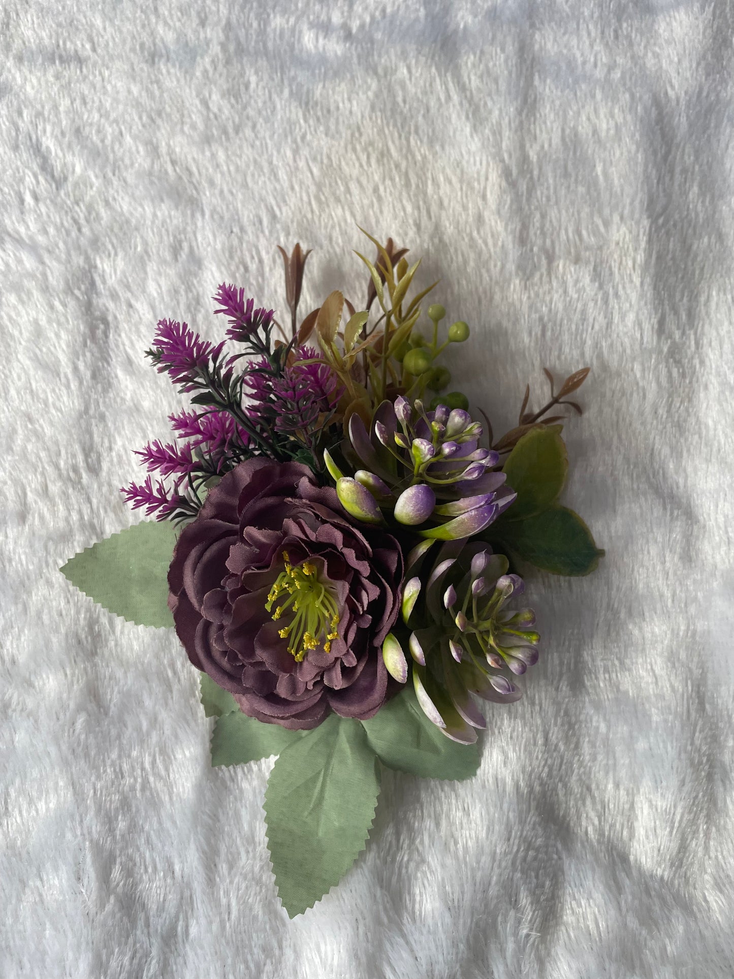 Burgundy & Yellow Flower Bunch