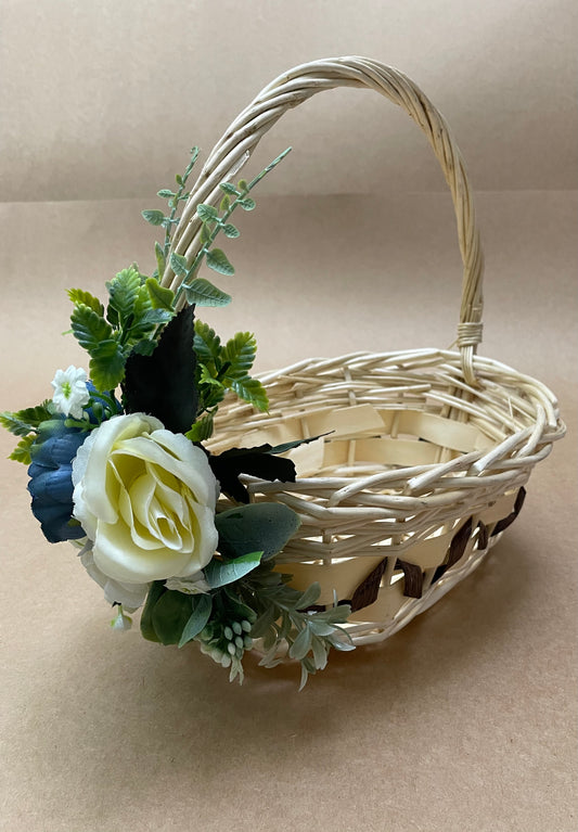 Peach Woven Basket
