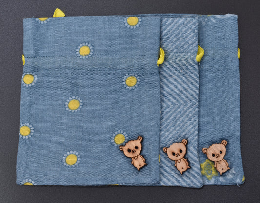 Blue Cookie Themed Potli