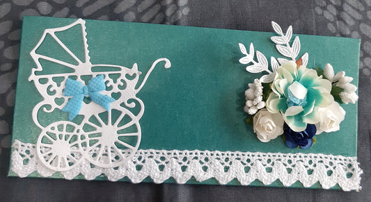 Blue Pram Envelope