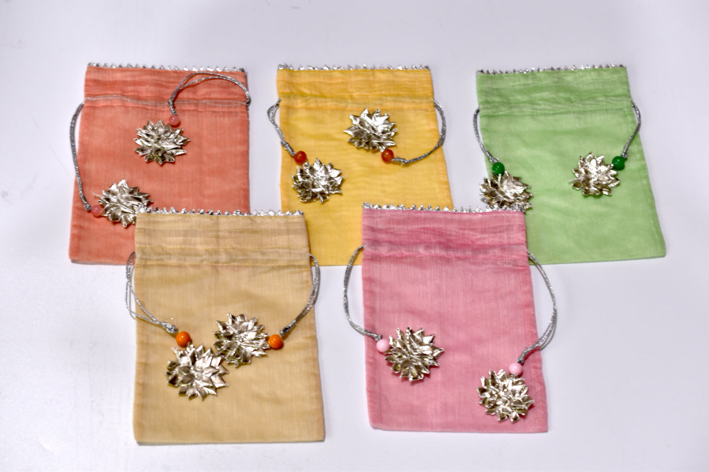 Chanderi 5 Color Set