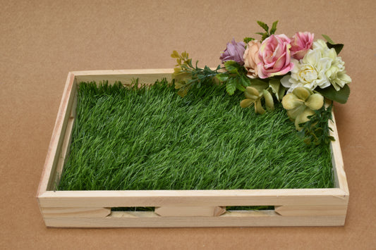 Pink Lily & Cream Rose Trays