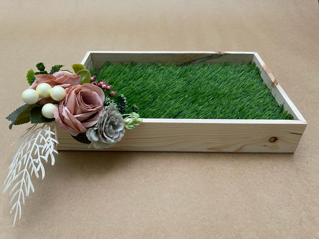 The Dusty Rose & Grey Tray