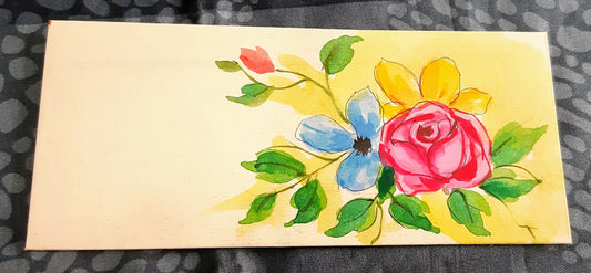 Sunny Watercolor Bouquet Envelope