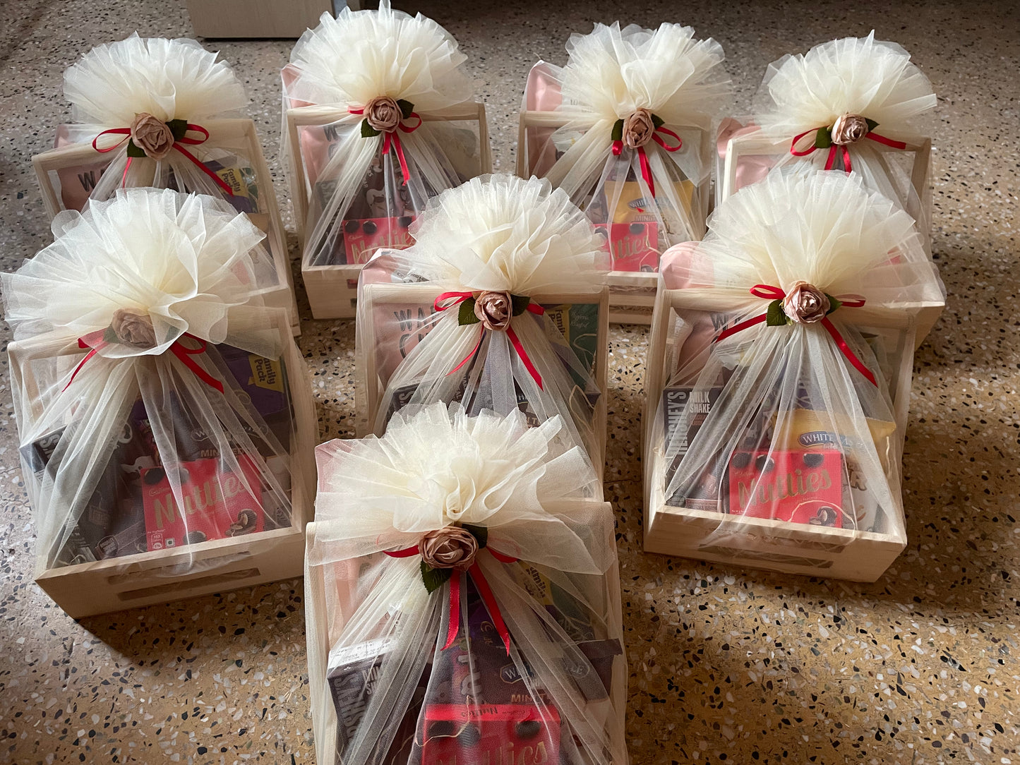 The Assorted Chocolate Favor Trays Set