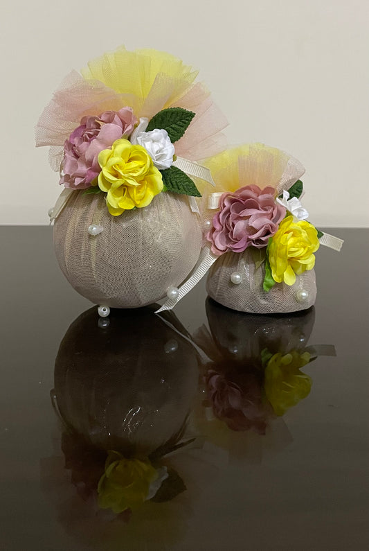 Peach Rose Gut Nariyal Set