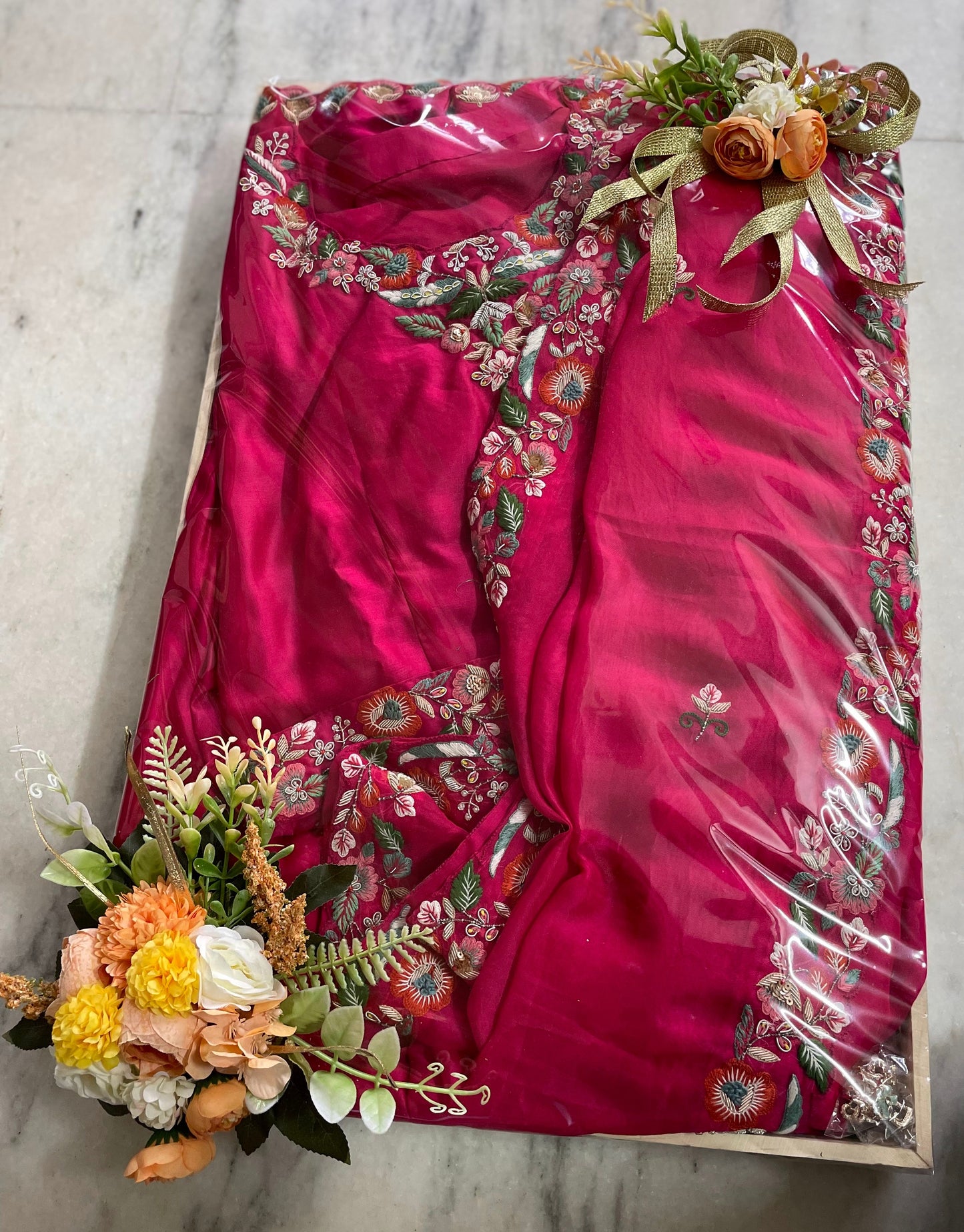 Embroidered Saree Trousseau