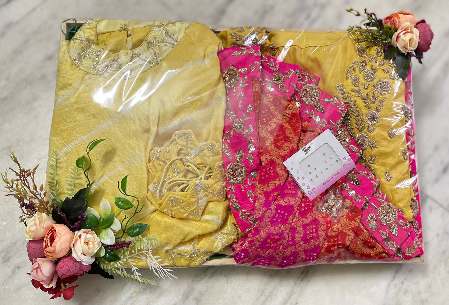 Yellow & Pink Festive Trousseau