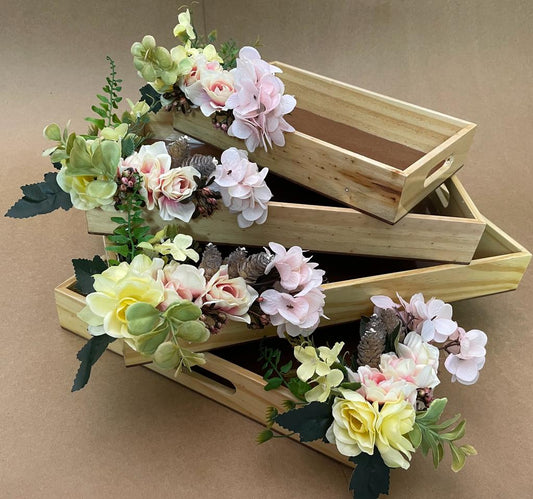 Multiple Floral Tray Set